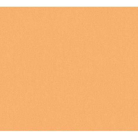 Papier peint orange lavable idéal pour cuisine  Tapisserie originale orange unie intissée  Papiers peints colorés effet textile (1/4)