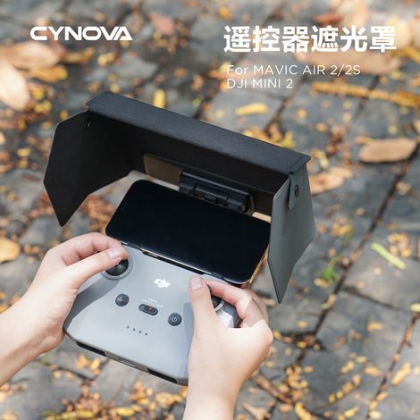 Cynova/DJI Sonnenschutz für RC-N1 Mavic Air 2/2S/Mini 2/3 Pro/Mavic 3 Fernbedienung