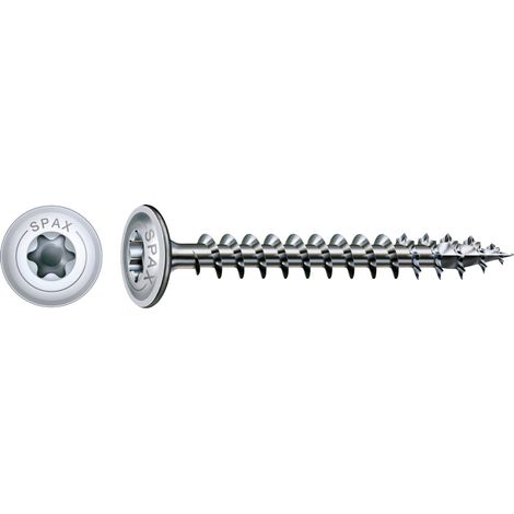 SPAX 0251010600805 Holzschraube 6 mm 80 mm T-STAR plus Stahl WIROX 100 St.