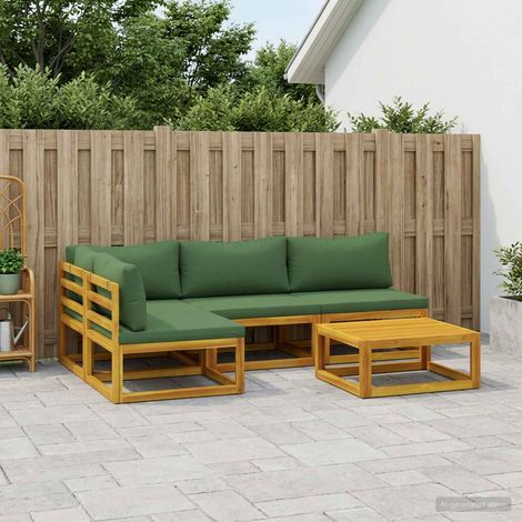 vidaXL Sofa Set 5 pcs Natural Solid Acacia Wood (1/5)