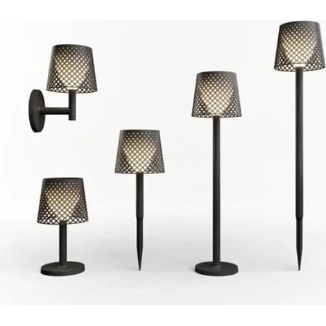 GRETA Tischleuchte mit Solarladung und wiederaufladbarem Akku. Warmes LED-Licht. Hergestellt in Spanien. (1/3)