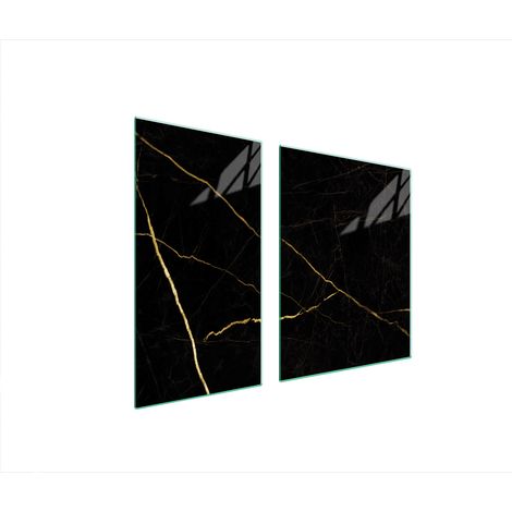 PIASTRA PROTETTIVA IN VETRO PER STUFA 90x52 MARMO (1/5)