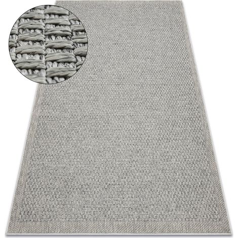 Teppich ORIGI 3667 grau - flachgewebte SISAL schnur grey 116x170 cm