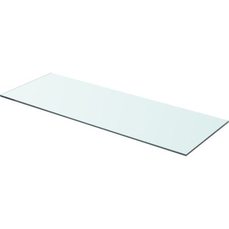 Panel para estante de cristal transparente 70 x 25 cm 2702195/2