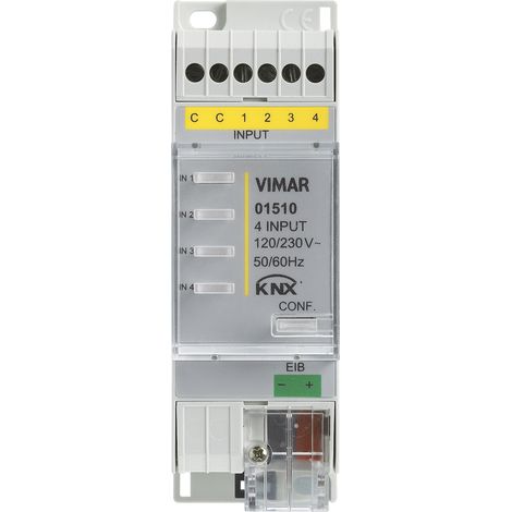 VIMAR - 01510 Ingresso binario 4 canali 120/230V KNX