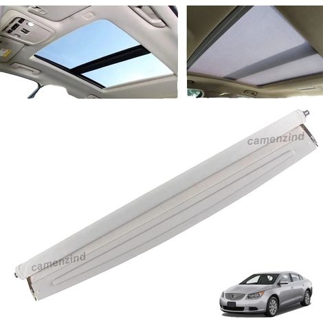 Assemblage de rideau pare-soleil, matériau en tissu et plastique, taille standard pour toits ouvrants, design amovible, compatibilité avec Opel Insignia Sport Tourer, couleur grise (1/5)
