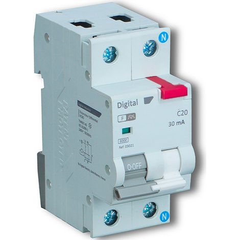 Disjoncteur différentiel 40A/30mA Type F 10kA – Protection des biens et des personnes – 3140 – Digital Electric