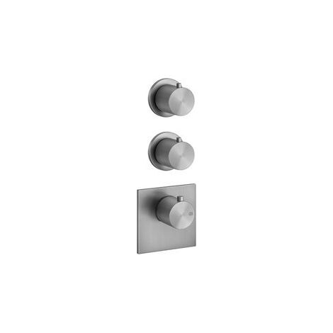 Thermostat encastré Gessi316 prêt à lemploi, montage vertical, 2