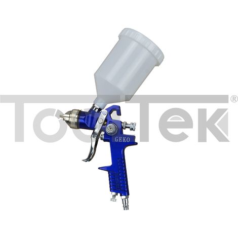 PISTOLA AEROGRAFO AD ARIA 600ml VERNICIATURA HVLP 1,4mm GEKO G01108 (1/5)