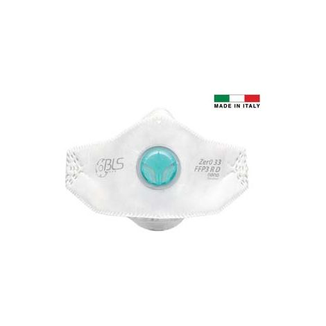 Mascherine C Valvola FFP3 Serie Bls Zero Flat Imbustata 8 Pezzi