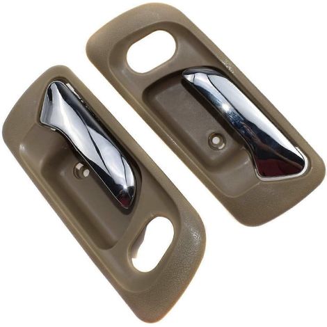 Lot de 2 poignées de porte intérieures beiges avant gauche et droite compatibles avec Honda Odyssey et Accord (1/5)