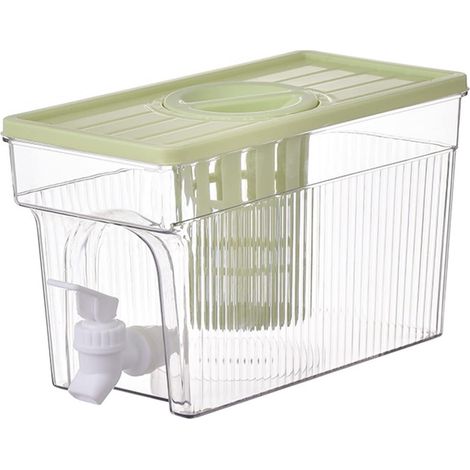 Distributeur d'eau de comptoir Distributeur de jus de lait Réfrigérateur avec robinet Bouilloire froide Théière Seau de boisson froide-5L