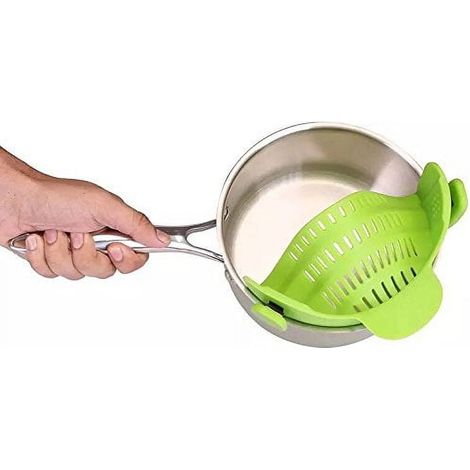 Filtre à pot en silicone à clipser avec bec verseur réglable (1/4)