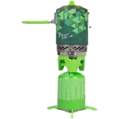 estufa de camping de arce refractario FMS-X2 Verde (1/5)