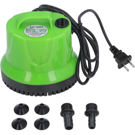 25-W-Tauchwasserpumpe, 16/19-Zoll-Auslass, 1200 l/h (317 GPH), Bodenansaugpumpe für Teich, Aquarium usw.