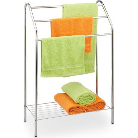 Porta asciugamani a 3 bracci con ripiano 883075 (1/5)