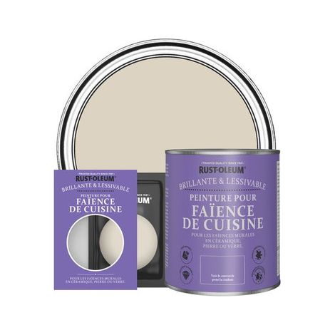 Peinture pour Faïence de Cuisine, Finition Brillante - Jute (1/3)