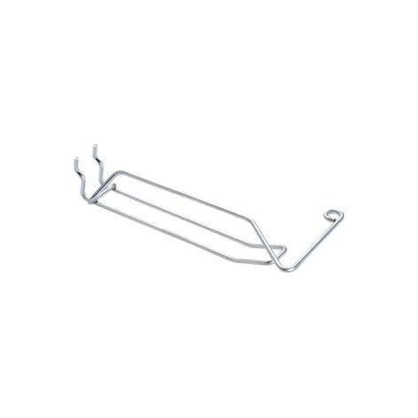 GANCI A 2 FILI CON PORTAPREZZI SEMPLICI PER PANNELLI FORATI- - ø mm.3,8x5x300 l. - 5 pezzi