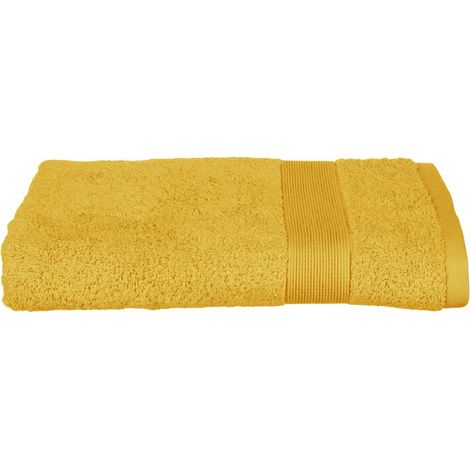 Duschtuch Essentiel - Baumwolle 450 g/m² - senfgelb 70 × 130 cm