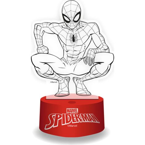 Lampe LED effet 3D - Spiderman