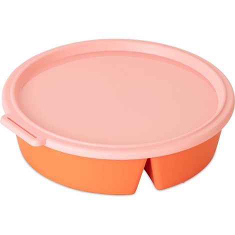 Geteilte Schüssel mit Deckel NORA BOX, 1,1 l, KOZIOL