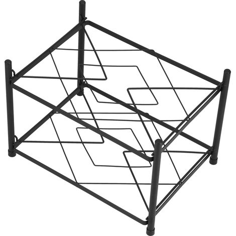 Support à casseroles à plusieurs niveaux, autoportant, organisateur de poêles et casseroles, étagère de rangement pour ustensiles de cuisine électriques, 2 niveaux (1/5)