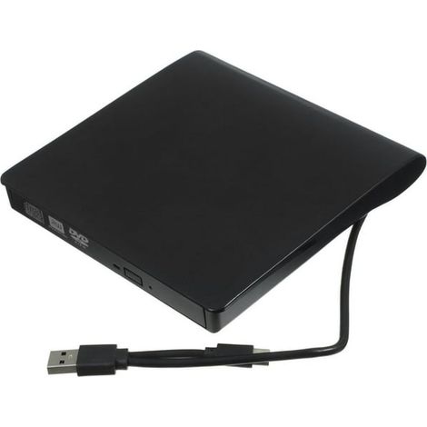 Graveur externe de CD DVD-RW 2 en 1 USB 3.0 Type-C pour PC HP