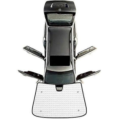 Accessoires pour Peugeot 207 Berline (2006-2014) : Housse de voiture, pare-soleil, protection solaire pour vitres et pare-brise, parasol, visière de voiture (modèles 2011 et 2012 - pare-brise avant). (1/5)