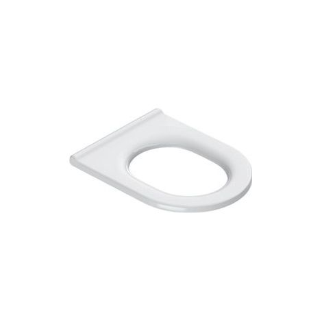 Abattant WC COMMUNITY sans couvercle, antibactérien, blanc/chrome