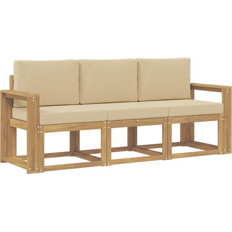 Set di divani da esterno 3 pz  Salotto da Giardino (1/5)