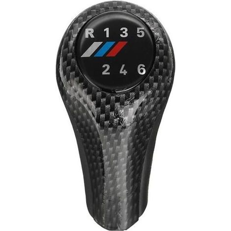 NEUFU Pommeau de Levier de Vitesse Pour BMW 1 3 5 6 Série E90 E91 E92 F30 Z5 F20 M3 M4 M5 X5 X6 6-Vitesse (1/3)