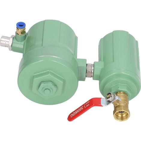 Filtre automatique à haut débit, séparateur d'eau, vanne de purge côté réservoir de compresseur d'air, entrée G1/2 po, sortie G1/4 po (1/5)