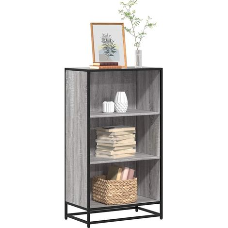 Estantería madera ingeniería gris  60x35x107,5 cm