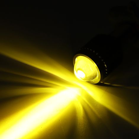 BA20D LED-Motorradscheinwerfer mit zweifarbigem Fern- und Abblendlicht und Laserlinsenprojektor (1/5)