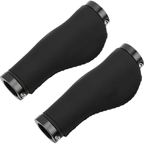 Poignée Vélo VTT GUB608 Antidérapante Noire avec Système de Verrouillage Rapide