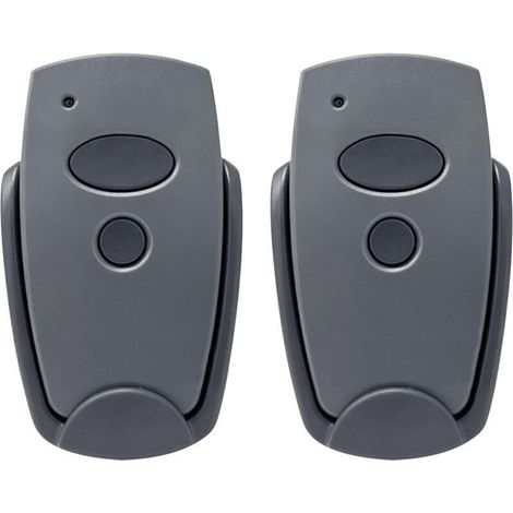 Lot de 2 télécommandes universelles pour porte de garage 868 MHz compatibles avec Marantec Digital 302, 304, 382, ​​384, 313, 321, 323, 131