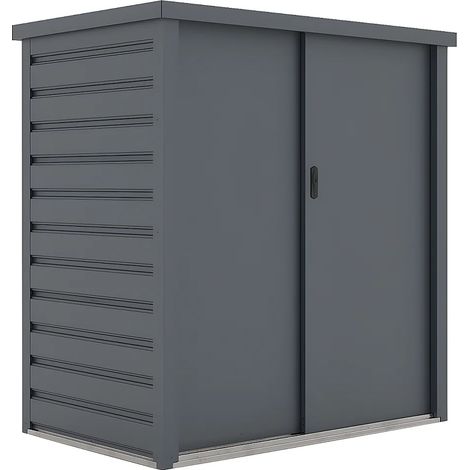 Armadio portaoggetti da giardino 1,31 m3 in Acciaio galvanizzato Grigio - REIVAX (1/5)