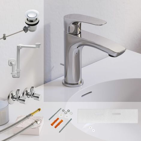 Kronenbach Rivara Montage- und Armaturenset XL für Waschtisch mit Unterschrank (1/5)