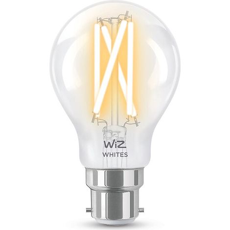 Lampe LED connectée à filament Wizpro B22 TW+RGB 7 W 2700-6500K 806 lm - Kosnic