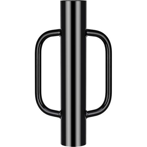 T Post Pile Driver with Handle Heavy Duty Fence Post Pile Driver for T Posts, U-Channels, Metal Posts and Sign Posts Pile Driver Tool, 17 Inch Black (1/4)