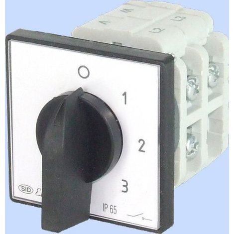 Interruptor giratorio elektromet 924062 3 polos 40 A IP65 (1/3)