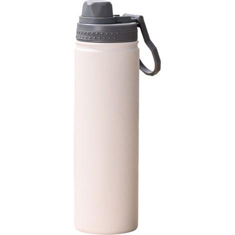 Borraccia termica in acciaio inox con isolamento sottovuoto, borraccia sportiva, grande capacità 750 ml, bianca (1/4)