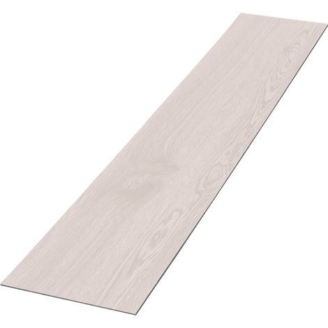 ML-Design Deluxe PVC Bodenbelag, Selbstklebende Vinyl-Dielen, Vinylboden, 91,5 cm x 15,3 cm x 2 mm, Dicke 2 mm, 11,15m²/80 Dielen, Weiß Eiche, Holzoptik, rutschfest, wasserfest, Einfache Verlegung