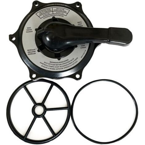 Couvercle de clé et poignée pour vannes multiports Hayward SPX0710XBA17 – Résistant aux produits chimiques – Installation facile – Fonctionnement fluide