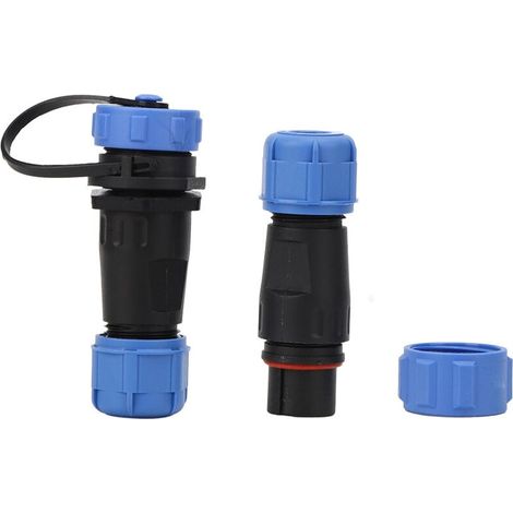 SP13 4-poliger wasserdichter Rundsteckverbinder für die Luftfahrtindustrie, 5 A, Stecker/Buchse, Kabelanschluss für die Frontplattenmontage, für Außenbeleuchtung