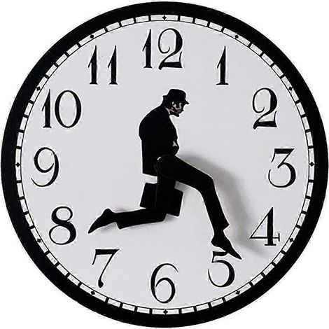 Große runde Wanduhr (25/30 cm), batteriebetrieben, dekorativ für Bad und Küche-25cm (1/5)
