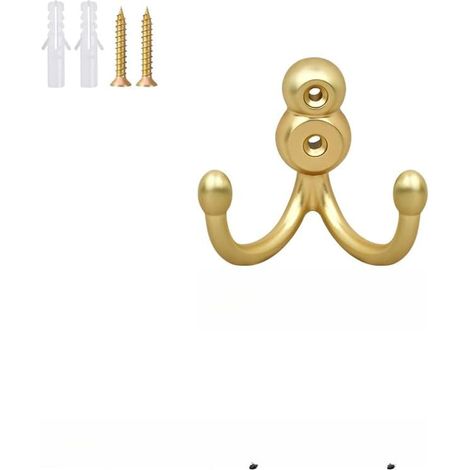 Zinc Alloy Bathroom Towel Hook (brushed copper, size S) (1/5)