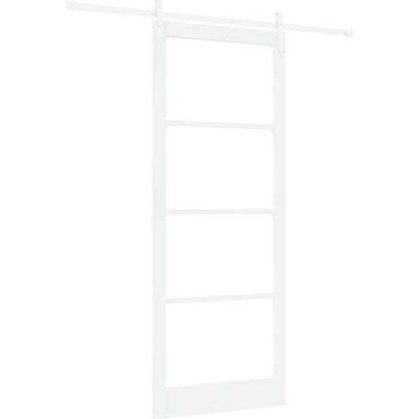 Maison Exclusive - Schiebetür Weiß 93 x 232 cm Massivholz Kiefer