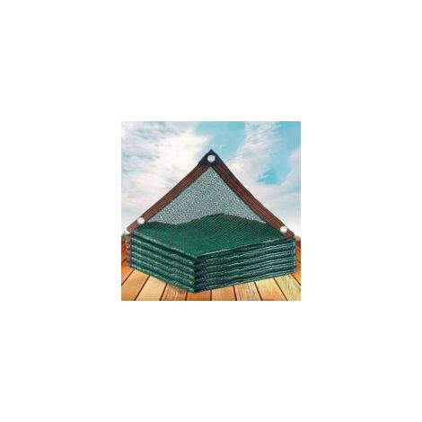 Voile d'ombrage 3 x 4 m, filet d'ombrage avec 50 % d'ombrage, filet de protection UV, respirant, filet rafraîchissant pour balcon/jardin, brise-vent- Crezuo (1/4)