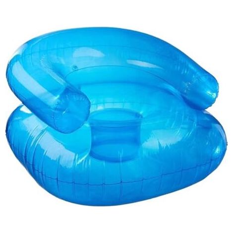 Canapé gonflable 70 x 70 x 45 cm, canapé flottant de piscine, capacité de 99,8 kg, siège confortable, canapé gonflable, chaise longue portable, design ergonomique pour les voyages à la plage (1/5)